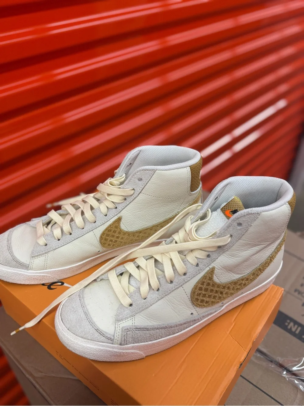 Nike Blazer Mid Vintage 'Wheat' Leather Sneakers